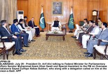 Azerbaijan President’s Advisor calls on Air Chief, lauds PAF professionalism