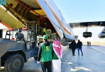 KSrelief distributes 1,605-ton goods, benefits 124,000 people