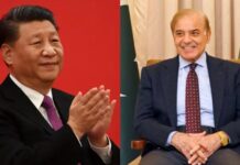 چین دے صدر شی جن پنگ دی وزیراعظم شہبازشریف کوں سالڳنڈھ دی مبارخ، سٹریٹجک تعاون ودھاوݨ اتے سی پیک دی تعمیر کیتے رَل تے کم کرݨ دی خواہش
