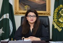 وزیر مملکت آئی ٹی شزہ فاطمہ نال پاکستان اچ الجیریا دے سفیربراہیم رومانی دی ملاقات